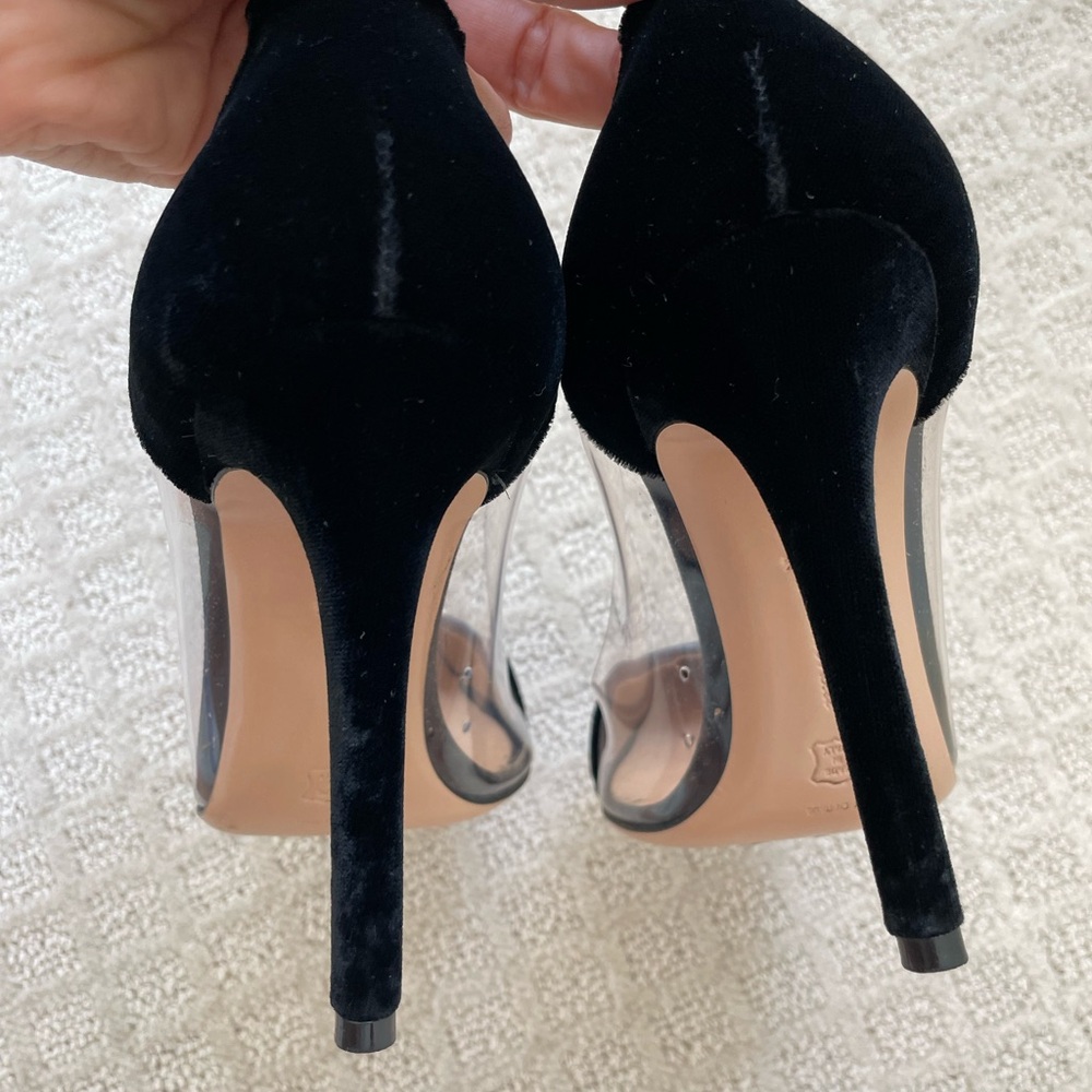 Plexi Pointed Toe Pump - image 4